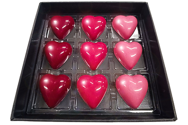 Cuore di cioccolato ripieno di Buono da 450 gr - San Valentino